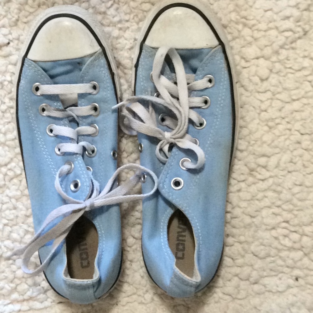 Sky blue converse